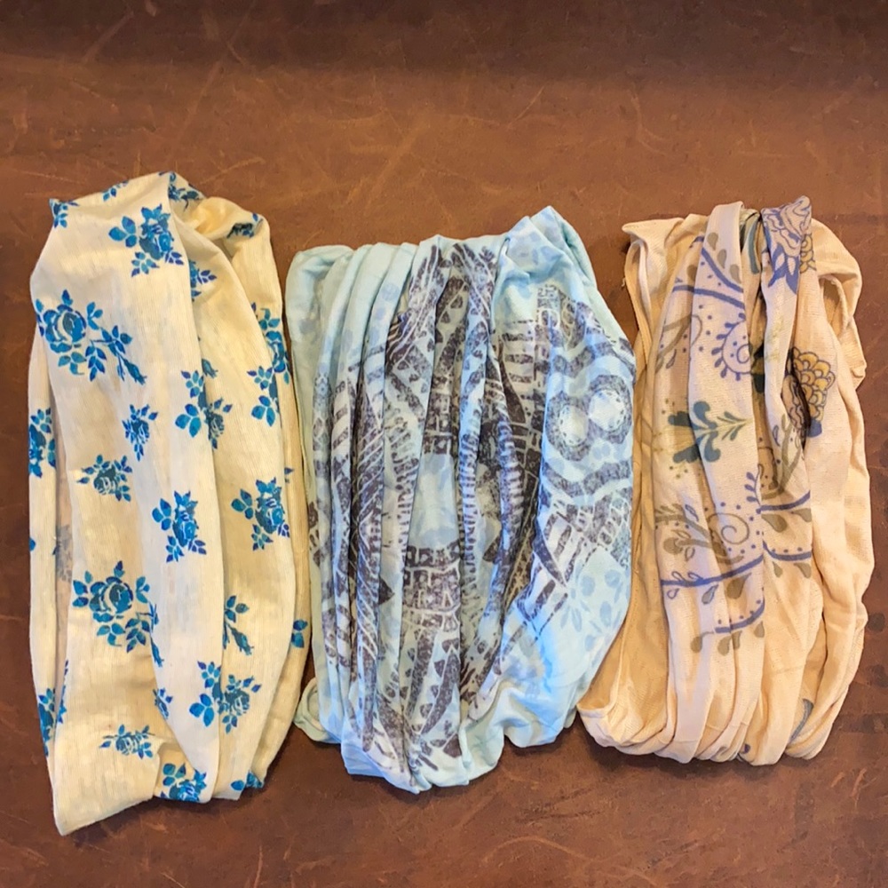Set of 3 Natural Life Boho Headbands